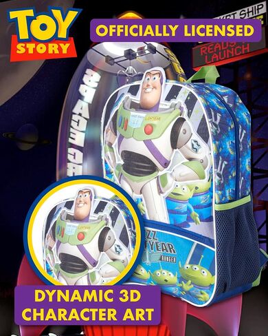 سريع للأمام سيارات Lightning McQueen Kids Backpack - 16 بوصة ثلاثية الأبعاد حقيبة الكتب في مرحلة ما قبل المدرسة الابتدائية للفتيات والمدرسة الأولاد والسيارات الأحمر in Saudi Arabia