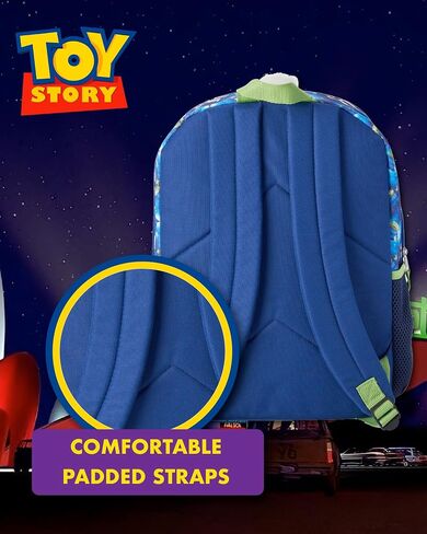 سريع للأمام سيارات Lightning McQueen Kids Backpack - 16 بوصة ثلاثية الأبعاد حقيبة الكتب في مرحلة ما قبل المدرسة الابتدائية للفتيات والمدرسة الأولاد والسيارات الأحمر in Saudi Arabia