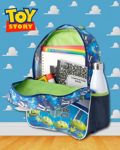 سريع للأمام سيارات Lightning McQueen Kids Backpack - 16 بوصة ثلاثية الأبعاد حقيبة الكتب في مرحلة ما قبل المدرسة الابتدائية للفتيات والمدرسة الأولاد والسيارات الأحمر in Saudi Arabia