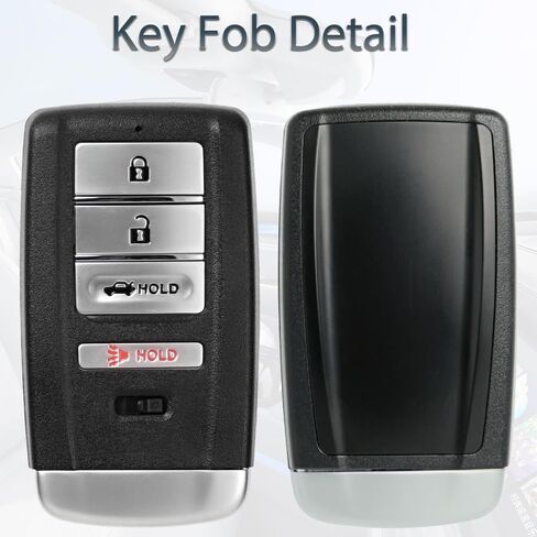 نوبات استبدال المفتاح الذكي FOB لعام 2016-2018 ACURA ILX / 2016-2020 RLX / 2015-2017 TLX غير مفتاح التحكم عن بعد استبدال معرف FCC: KR5V1X P / N: 72147-T23-A01 / A11 in Saudi Arabia