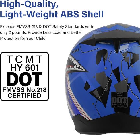 Slmoto Youth Kids Motocross DOT المعتمدة خوذة على الطرق الوعرة خوذة دراجة نارية خوذة دراجة نارية دراجة دراجة موتوكروس ATV وردية الفراشة خوذة+نظارات واقية+قفازات متوسطة in Kuwait