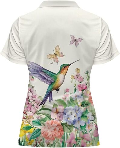 WELLFLYHOM Golf Shirts Short Sleeve Tennis Tops for Women Golf Top 1/4 Zip Workout Sport T-Shirt in Saudi Arabia