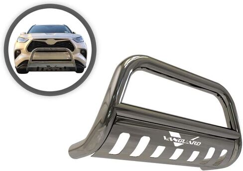 VANGUARD VGUBG-1212-1387SS Stainless Steel Wide Bull Bar | Compatible with 20-24 Toyota Highlander in Saudi Arabia