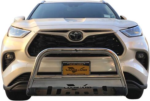 VANGUARD VGUBG-1212-1387SS Stainless Steel Wide Bull Bar | Compatible with 20-24 Toyota Highlander in Saudi Arabia