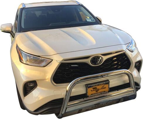 VANGUARD VGUBG-1212-1387SS Stainless Steel Wide Bull Bar | Compatible with 20-24 Toyota Highlander in Saudi Arabia