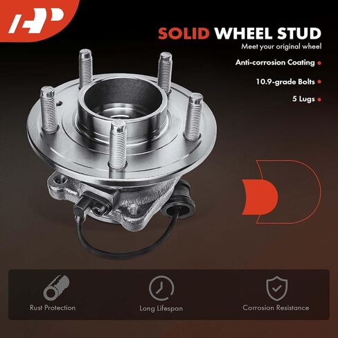 A-Premium 2 X Bear Wheel Wheel and Hub Assembly مع ABS & 5-Lug متوافق مع شيفروليه Exhinox 2007-2009 و Captiva Sport 2012-2015 و Pontiac Torrent & Saturn Vue & Suzuki XL-7 in Saudi Arabia