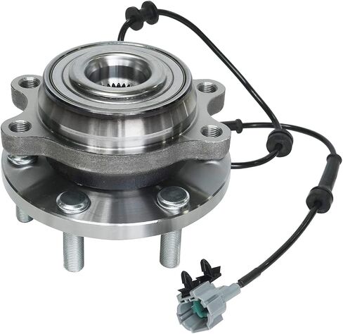 Detroit Axle - 4WD Front Wheel Bearing Hubs for Nissan Pathfinder Frontier Xterra Suzuki Equator Replacement 2 Complete Wheel Bearing and Hubs Assembly Set in Saudi Arabia