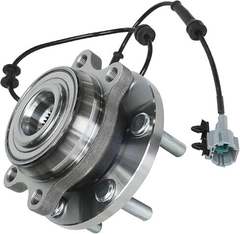 Detroit Axle - 4WD Front Wheel Bearing Hubs for Nissan Pathfinder Frontier Xterra Suzuki Equator Replacement 2 Complete Wheel Bearing and Hubs Assembly Set in Saudi Arabia