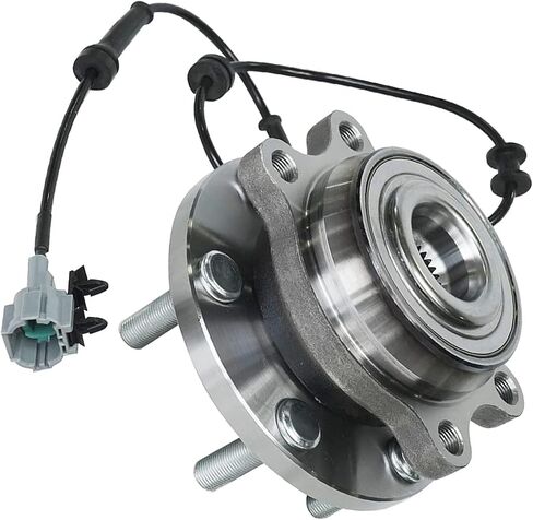 Detroit Axle - 4WD Front Wheel Bearing Hubs for Nissan Pathfinder Frontier Xterra Suzuki Equator Replacement 2 Complete Wheel Bearing and Hubs Assembly Set in Saudi Arabia