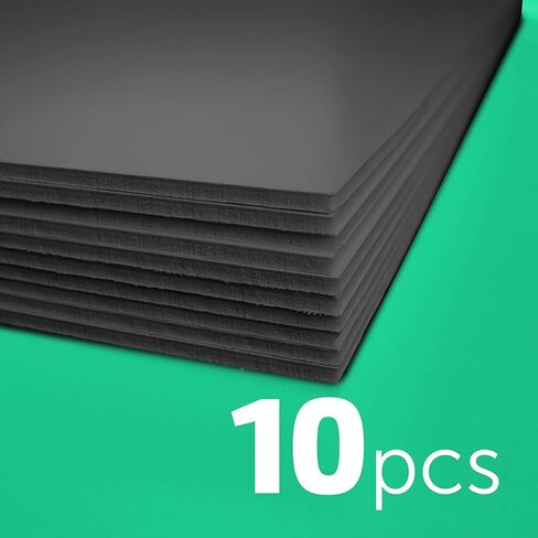 Flipside Products 32" x 40" Total Black Foam Board, Arts and Crafts, 3/16" Thick, Presentations, Large Signboards, Backing Board, Display, Pack of 25 in Kuwait