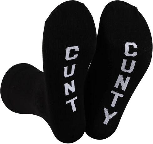 PWHAOO 1 Pair Funny Offensive Socks F*ck Off You C*nt/F*ck You Ya C*nt Socks Sarcastic Socks in Saudi Arabia