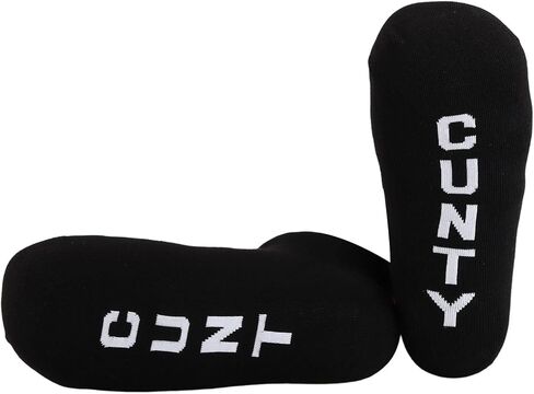PWHAOO 1 Pair Funny Offensive Socks F*ck Off You C*nt/F*ck You Ya C*nt Socks Sarcastic Socks in Saudi Arabia