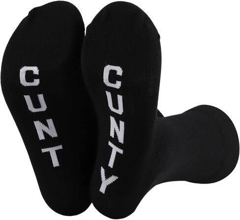 PWHAOO 1 Pair Funny Offensive Socks F*ck Off You C*nt/F*ck You Ya C*nt Socks Sarcastic Socks in Saudi Arabia