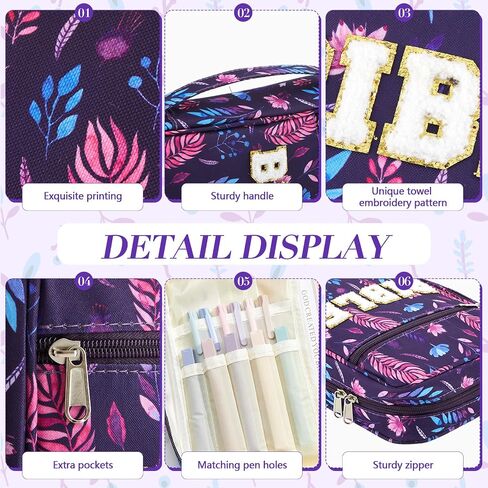 20 Pcs Bible Journaling Kit Include Letter Bible Cover for Women with Bible Tabs 6 Highlighters 6 Colored Gel Pen No Bleed Sticky Tabs, Bible Case Tote Bag with Handle for Study Supplies Gifts in Saudi Arabia