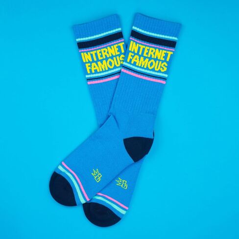 Gumball Poodle Novelty Gift Socks for Men, Women and Teens, Cool Crew Socks (Made in the USA) in Kuwait
