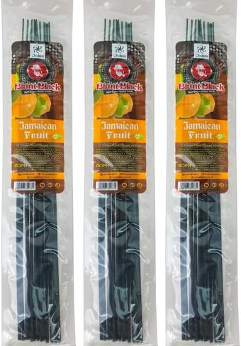 10.5" Hand Dipped Incense Sticks 3-Packs - 12 Sticks Each - Choose Your Scent (Black Love) in Saudi Arabia