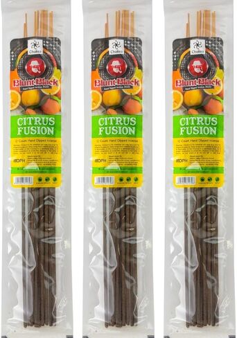 10.5" Hand Dipped Incense Sticks 3-Packs - 12 Sticks Each - Choose Your Scent (Black Love) in Saudi Arabia