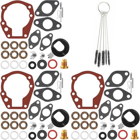 439071 Carburetor Rebuild Kit Compatible with Johnson Evinrude OMC Outboard Motor 1.5HP 2HP 3HP 5HP 5.5HP 6HP 7.5HP 10HP 15HP 18HP 20HP 0439071 Boat 18-7043 382045 382046 382047 383052 398532 in Saudi Arabia