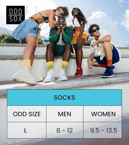 Odd Sox Corona or Modelo Beer Lovers Crew Socks for Men, Mix Match, Fun Novelty Print in Saudi Arabia
