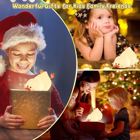 Zklili Light Light for Kids لطيف أرنب مصباح ، 16 لونًا+صنبور+إضاءة ليلية للسيليكون ، مصابيح ليلية قابلة لإعادة الشحن USB لغرفة الأطفال ، هدايا عيد الفتيات الفتيات in Kuwait