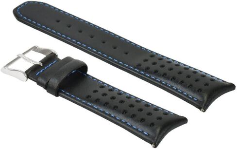 Ewatchparts 23mm Leather Watch Band Strap Compatible With Citizen CA0467-03E Citizen Eco Drive Blue Color in Saudi Arabia