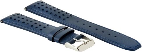 Ewatchparts 23mm Leather Watch Band Strap Compatible With Citizen CA0467-03E Citizen Eco Drive Blue Color in Saudi Arabia