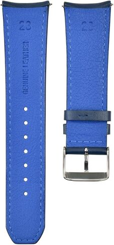 Ewatchparts 23mm Leather Watch Band Strap Compatible With Citizen CA0467-03E Citizen Eco Drive Blue Color in Saudi Arabia