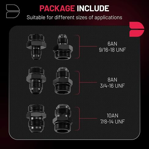 BDFHYK 100 Micron Inline Fuel Filter with 6AN 8AN 10AN Adapter, Universal 50MM Aluminum High Flow Fuel Filter for EFI, LS Engine, Diesel Silver in Saudi Arabia