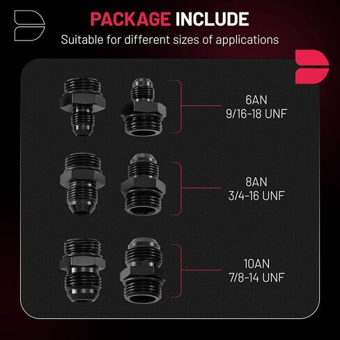 BDFHYK 100 Micron Inline Fuel Filter with 6AN 8AN 10AN Adapter, Universal 50MM Aluminum High Flow Fuel Filter for EFI, LS Engine, Diesel Silver in Saudi Arabia