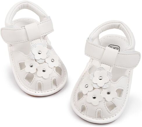 KIDSUN Baby Infant Girls Boys Sandals Non Slip Rubber Sole Summer Beach Outdoor First Walker Crib Shoes in Kuwait