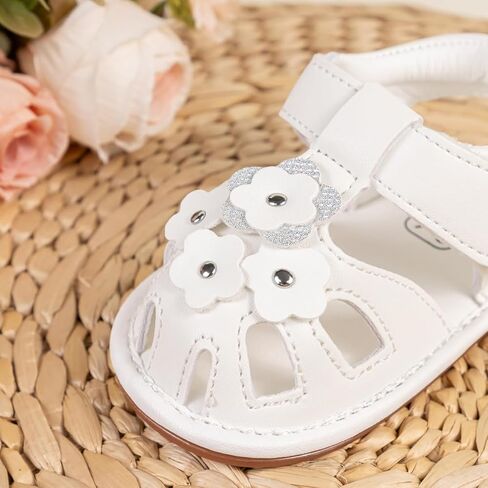 KIDSUN Baby Infant Girls Boys Sandals Non Slip Rubber Sole Summer Beach Outdoor First Walker Crib Shoes in Kuwait