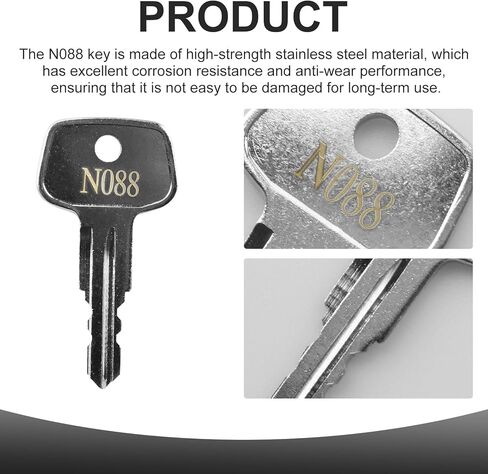 Key for Thule Key Replacement,for Roof Racks, Carriers, Crossbars Key etc,(Codes N088) in Kuwait