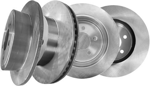 PM Auto Set of 4 Front-Rear Brake Disc Rotors For 2003-2007 Jeep Liberty 5 Stud Wheel in Saudi Arabia