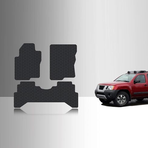 TOUGHPRO Cargo/Trunk Mats Accessories for Nissan Xterra All Weather Heavy Duty (Made in USA) Black Rubber 2005 2006 2007 2008 2009 2010 2011 2012 2013 2014 2015 in Saudi Arabia