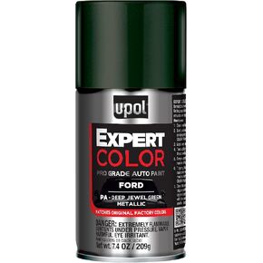 U-POL Expert Color, For Ford PA, Automotive Spray Paint, Professional Grade, Long-Lasting, Easy-To-Use, Deep Jewel Green Metallic in Saudi Arabia