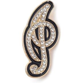 Letter Brooches and Pins for Women A-Z Initial Brooch Pins for Socks Backpacks Crafts Fashion Crystal Rhinestone Initial Pins Stocking Stuffers for Women Custom Jewelry for Men Women in Kuwait