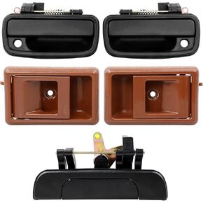 Gledewen 79344 Exterior Door Handle & Interior Handle & Tailgate Handle Latch Kit, Outside Inside Door Handle Set Compatible with 1995-2000 Toyota Tacoma, Replaces#79345 6920604010E 69090-35010 in Kuwait