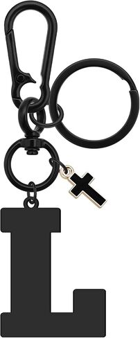 Dabihu Letter Keychain Christian Letter A-Z Alphabet Keyring for Backback Handbag Alphabet Monogram سلسلة مفتاح Monogram in Kuwait