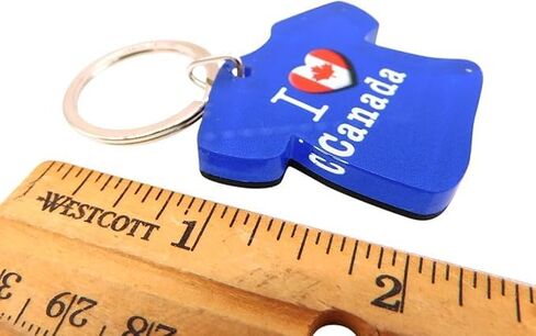 Westmon Works Canada keychain acrylic key fob with metal ring canadian canadian car care with fach in Saudi Arabia