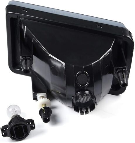 PIT66 Front Fog Lights, Compatible with Chevy Silverado 1500 2007-2015/Fit 07-14 Silverado 2500HD 3500HD/Fit 07-13 Avalanche/Fit 15 Suburban/Fit 07-08 Cadillac Escalade, Left & Right Fog Lamps, Smoky in Saudi Arabia