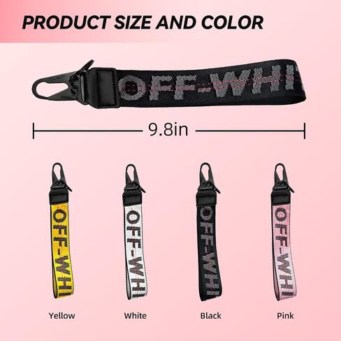 Car Key Chain, Webbing Keychain Wrist Strap, Car Key Accessories, Wallets, Jeans Trendy Letter Pendants in Saudi Arabia