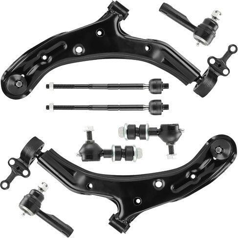 Front Lower Control Arms Kit Fit for 01-06 Nissan Sentra with Ball Joint Sway Bar Tie Rod Front Suspension Kit - Driver and Passenger Side K620359 K620358 in Saudi Arabia