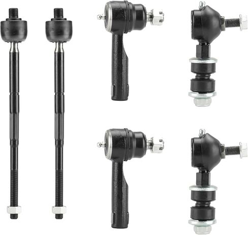 Front Lower Control Arms Kit Fit for 01-06 Nissan Sentra with Ball Joint Sway Bar Tie Rod Front Suspension Kit - Driver and Passenger Side K620359 K620358 in Saudi Arabia