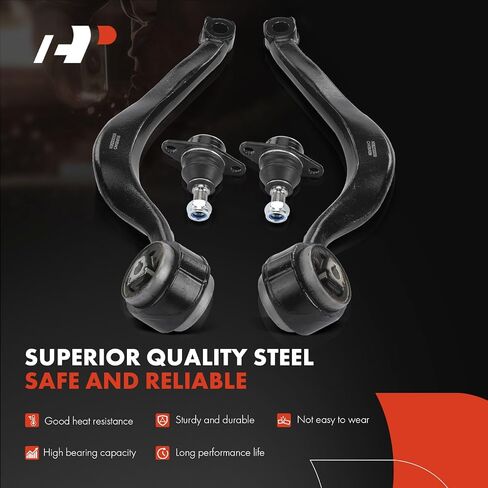A-Premium Set of 4, Front Lower Forward Control Arm, Lower Forward Ball Joint, Compatible with BMW X5 2000-2006 in Saudi Arabia