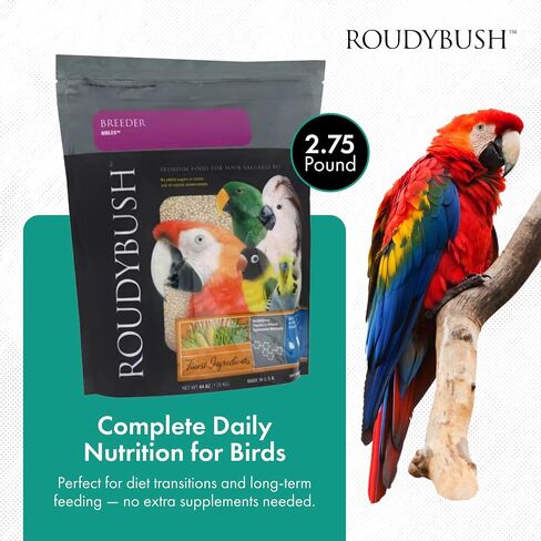 Roudybush Breeder, Crumbles Bird Food, 25-Pound in Kuwait