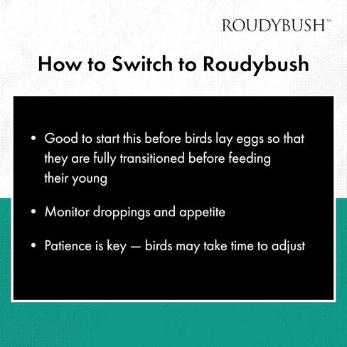 Roudybush Breeder, Crumbles Bird Food, 25-Pound in Kuwait