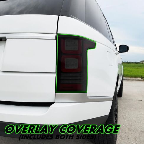 Slickmod Precut Vinyl Smoke Lint لعام 2014-2017 Land Rover Range Rover Tail Light & Third Brake Light (1. Wanillight ، Light Smoke) in Kuwait