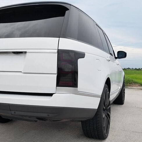 Slickmod Precut Vinyl Smoke Lint لعام 2014-2017 Land Rover Range Rover Tail Light & Third Brake Light (1. Wanillight ، Light Smoke) in Kuwait