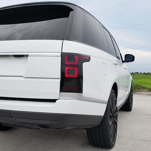 Slickmod Precut Vinyl Smoke Lint لعام 2014-2017 Land Rover Range Rover Tail Light & Third Brake Light (1. Wanillight ، Light Smoke) in Kuwait