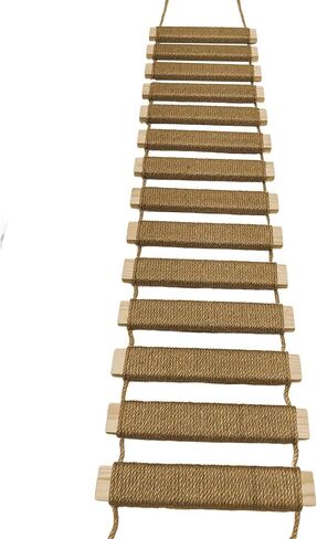 40 in Cat Ladder, Sisal Rope Bridge, Climbing Frame Accessory (40in - Q) in Saudi Arabia